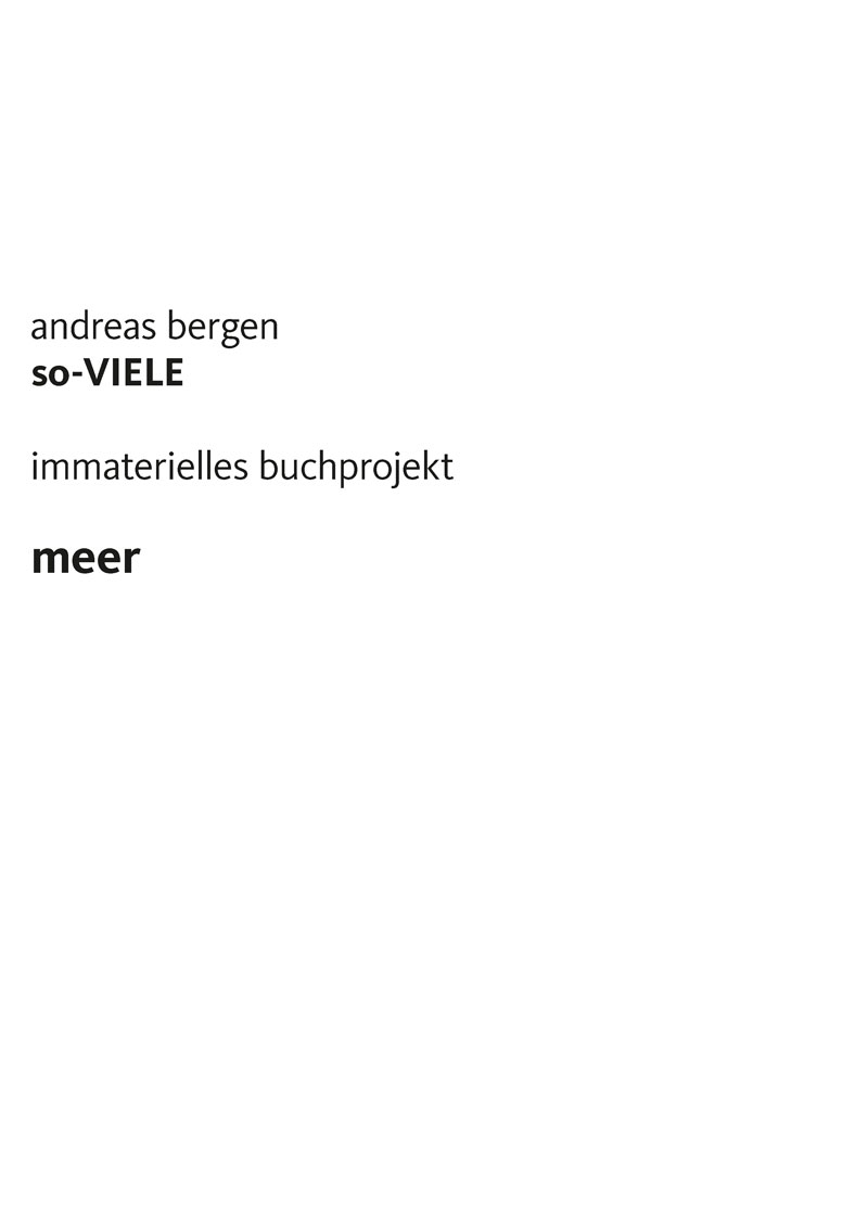 so-viele Heft 105 andreas bergen meer