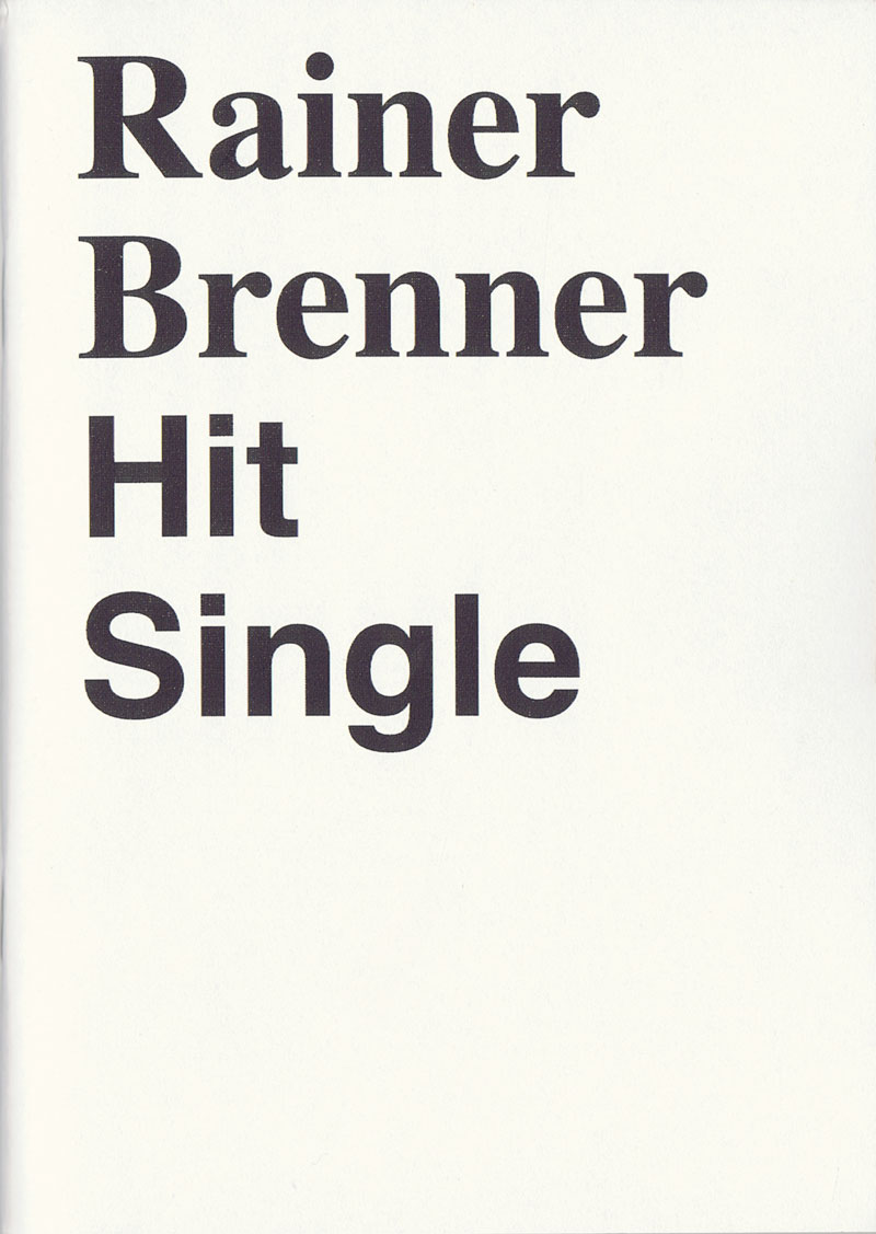 so-viele Heft 96 Rainer Brenner Hit Single